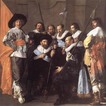 Frans Hals : The Meagre Company detail